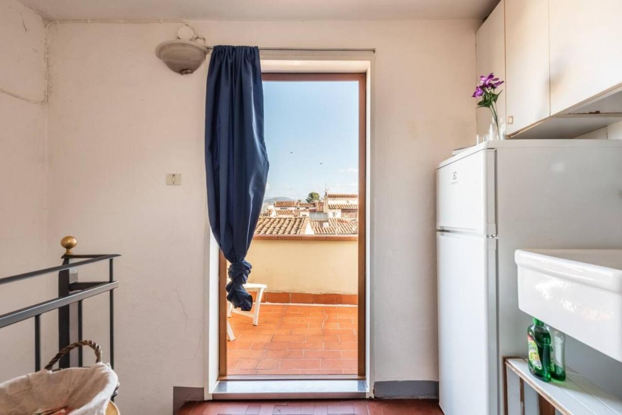 Ferienwohnung Romantico Attichino Con Terrazzo Vista Duomo !! Florenz Exterior foto